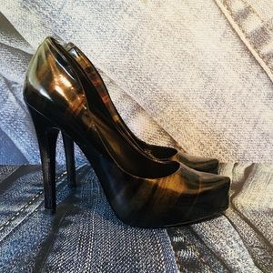 Jessica Simpson brown heels